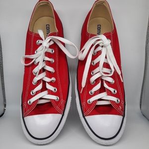 Converse All Star OX Red Unisex Low Top Sneakers M969C Mens 11/Womens 13